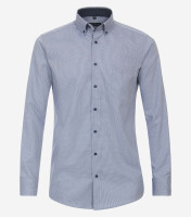 Redmond overhemd COMFORT FIT STRUCTUUR lichtblauw met Button Down-kraag in klassieke snit