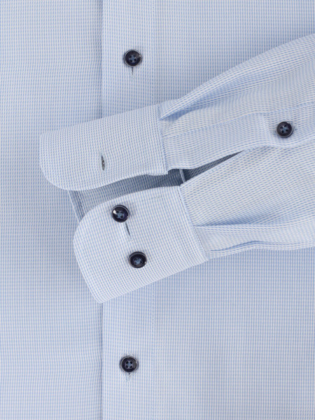 CASAMODA Comfort Fit Hemd Hellblau Kent Struktur - Ansicht 2