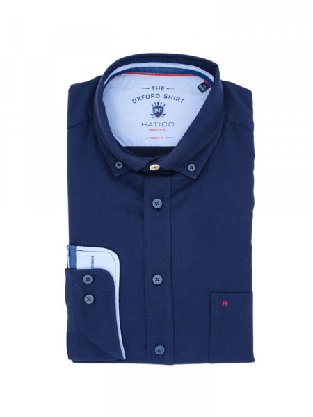 HATICO Modern Fit casual overhemd