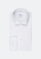 Seidensticker Hemd REGULAR FIT UNI STRETCH weiss mit Kent Kragen in klassischer Schnittform