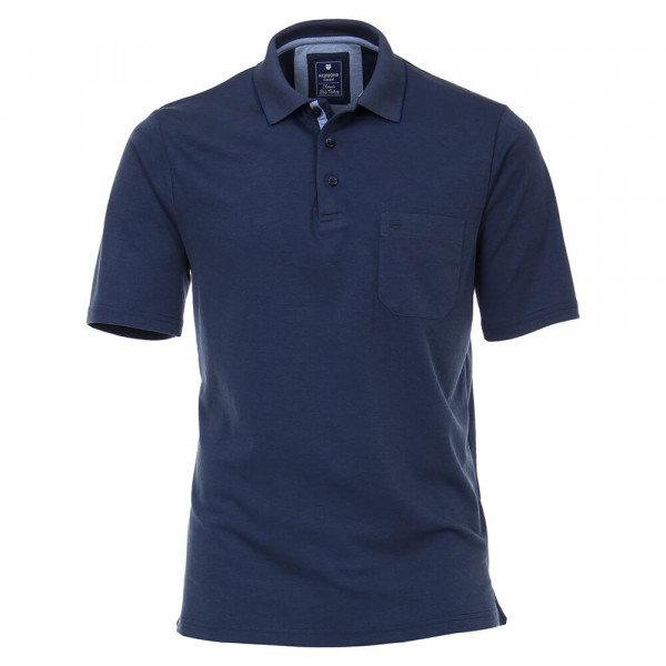 Redmond polo shirt dark blue in classic cut