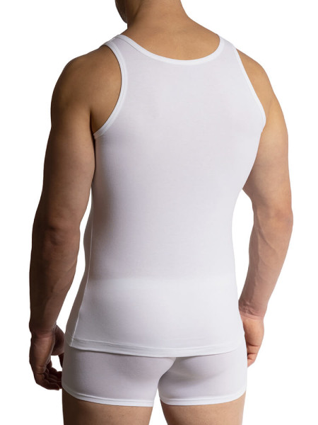 OLAF BENZ Regular Fit Weiß Feinripp