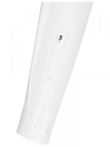 SEIDENSTICKER Tailored Fit Hemd Weiß Haifisch Oxford - Ansicht 1