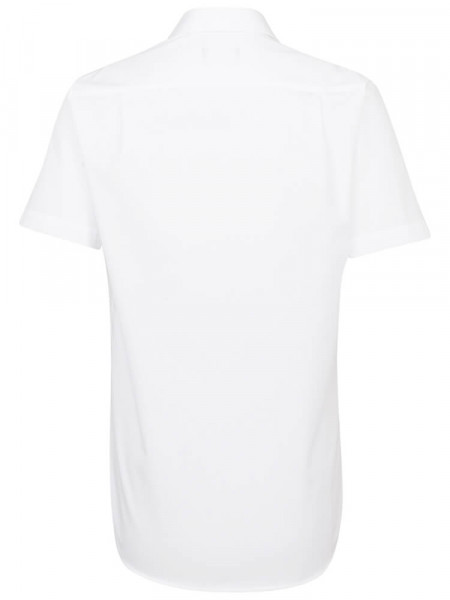 SEIDENSTICKER Regular Fit Hemd Weiß Business Kent Popeline