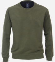 Pull Redmond REGULAR FIT TRICOTÉ vert avec col Col rond en coupe classique