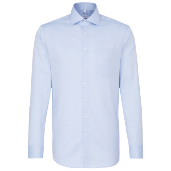 Seidensticker REGULAR shirt FINE OXFORD light blue with Spread Kent collar in modern cut