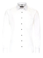 Redmond shirt MODERN FIT TWILL white with Kent collar in modern cut