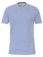 Redmond t-shirt REGULAR FIT JERSEY light blue with Round neck collar in classic cut