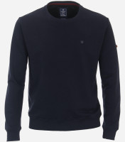 Redmond Pullover REGULAR FIT STRICK dunkelblau mit Rundhals Kragen in klassischer Schnittform