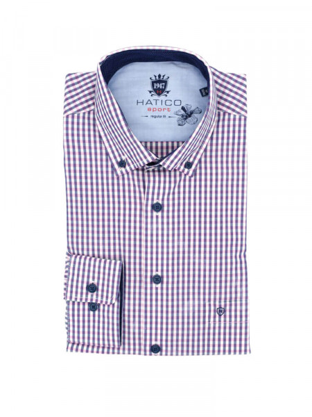 HATICO Regular Fit casual overhemd