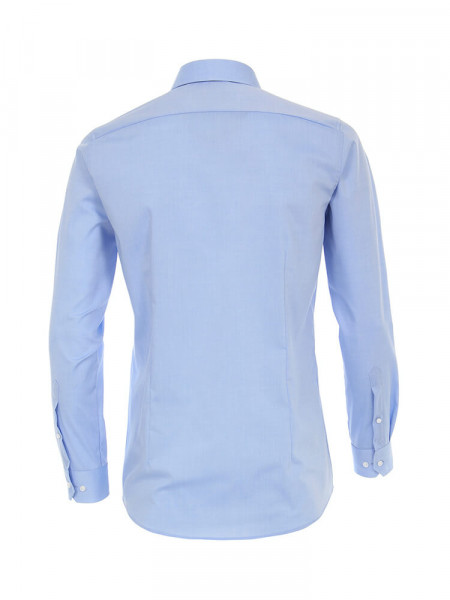 VENTI Slim Fit Hemd Hellblau Kent Popeline