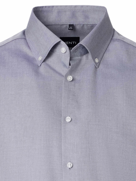 VENTI Regular Fit Hemd Rauchblau Button-Down Fein Oxford - Ansicht 1