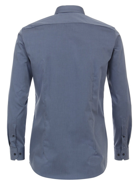 VENTI Slim Fit Hemd Mittelblau Kent Easy Care