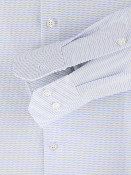 VENTI Regular Fit Hemd Hellblau Kent Jersey - Ansicht 2