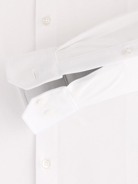 VENTI Slim Fit Hemd Weiß Kent Jersey - Ansicht 2