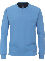 Redmond Pullover REGULAR FIT SWEAT hellblau mit Rundhals Kragen in klassischer Schnittform