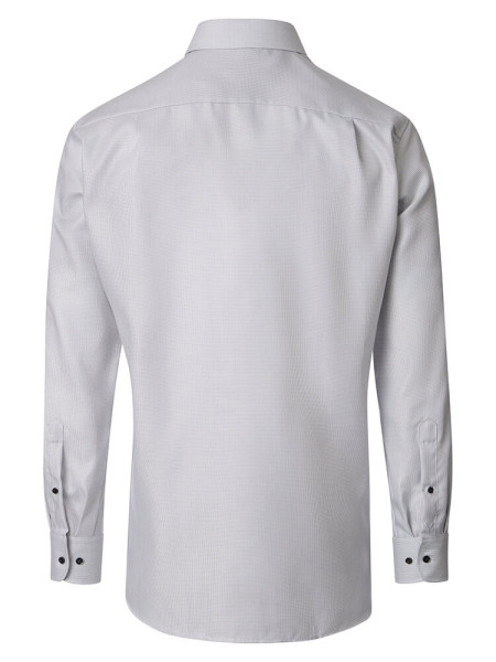 VENTI Comfort Fit Hemd Hellgrau Kent Struktur