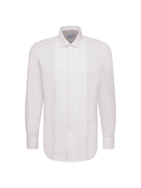 Seidensticker shirt MODERN UNI POPELINE white with Business Kent collar in modern cut