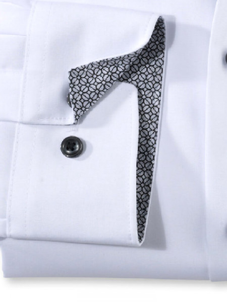 OLYMP Comfort Fit Hemd Weiß New Kent Popeline - Ansicht 2