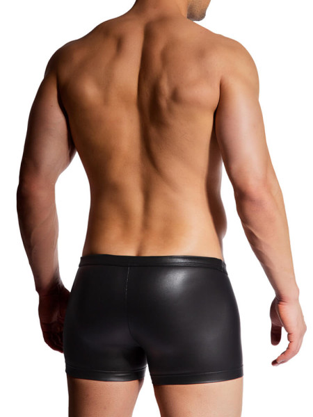 MANSTORE Regular Fit Schwarz Microfaser