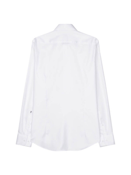 SEIDENSTICKER Slim Fit Hemd Weiß Business Kent Twill