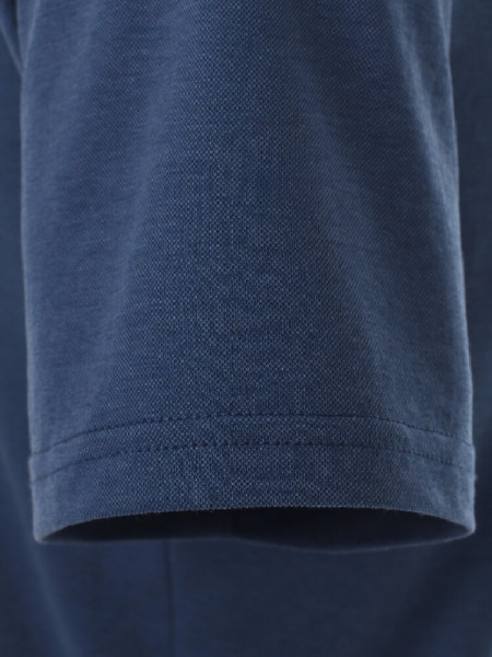 REDMOND Poloshirt Dunkelblau Piqué - Ansicht 2