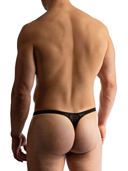 MANSTORE Regular Fit Schwarz Microfaser