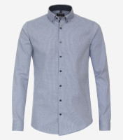 Redmond Hemd SLIM FIT STRUKTUR hellblau mit Button Down Kragen in schmaler Schnittform