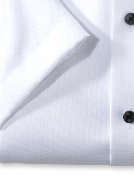 OLYMP Regular Fit Hemd Weiß Global Kent Struktur - Ansicht 2