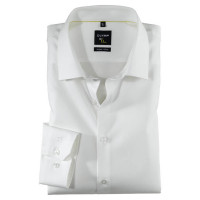 OLYMP No. Six super slim Hemd TWILL beige mit Urban Kent Kragen in super schmaler Schnittform