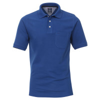 Redmond Poloshirt mittelblau in klassischer Schnittform