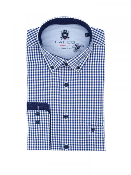 HATICO Regular Fit casual overhemd