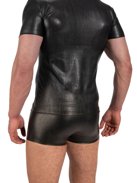 MANSTORE Regular Fit Schwarz Microfaser