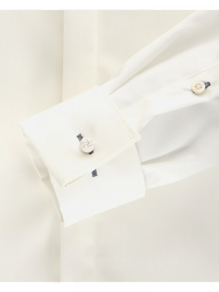 VENTI Regular Fit Hemd Hellbeige Kent Popeline - Ansicht 2