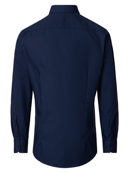 VENTI Regular Fit Hemd Marine Kent Popeline