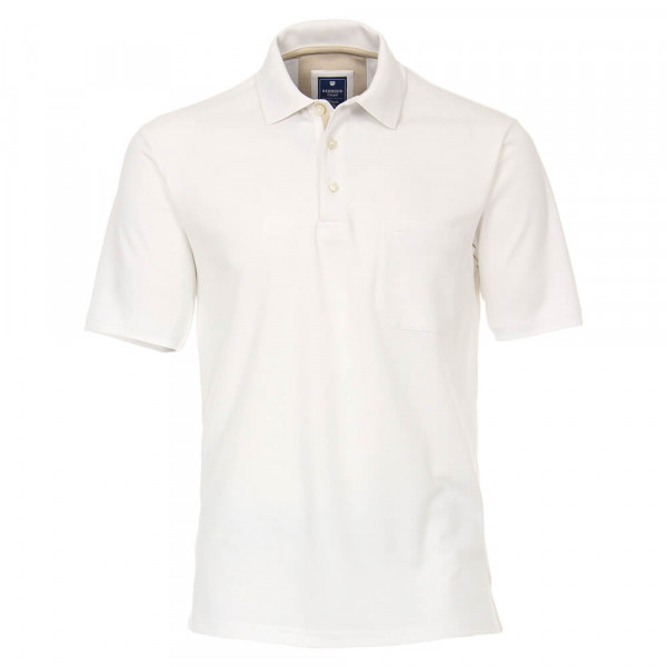 Redmond polo shirt white in classic cut