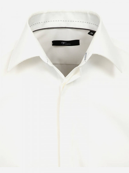 VENTI Regular Fit Hemd Hellbeige Kent Popeline - Ansicht 1