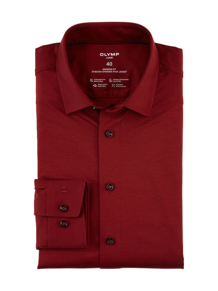 OLYMP Luxor 24/Seven modern fit jersey shirt