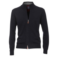 Cardigan Redmond bleu foncé en coupe classique