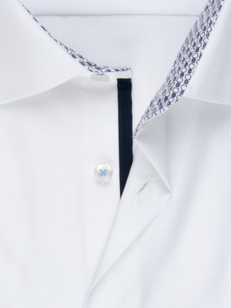 SEIDENSTICKER Tailored Fit Hemd Weiß Business Kent Popeline - Ansicht 2