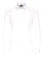 Redmond Hemd SLIM FIT TWILL weiss mit Kent Kragen in schmaler Schnittform