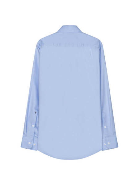 SEIDENSTICKER Regular Fit Hemd Hellblau Business Kent Twill