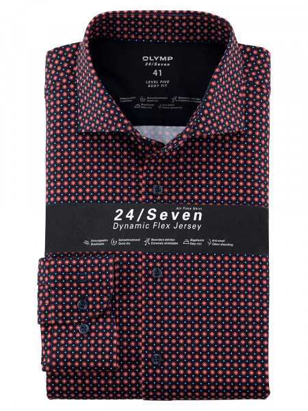 Chemise en jersey OLYMP Level Five 24/Seven body fit