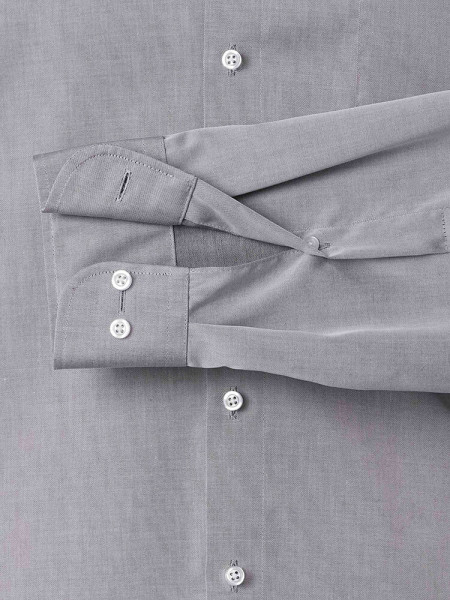 VENTI Comfort Fit Hemd Grau Kent Twill - Ansicht 2