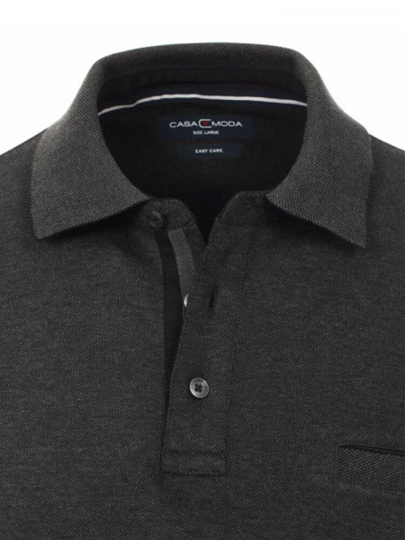 CASAMODA Poloshirt Anthrazit Piqué - Ansicht 1