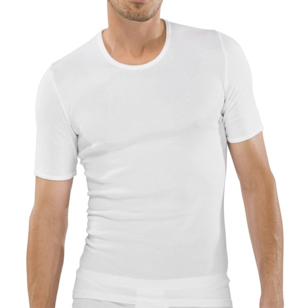 Schiesser &quot;ORIGINAL FEINRIPP&quot; weißes T-Shirt