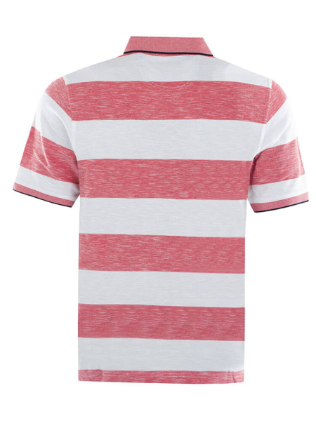 HAJO Poloshirt Rot Piqué