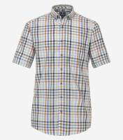 Redmond Hemd REGULAR FIT UNI POPELINE grün mit Button Down Kragen in klassischer Schnittform