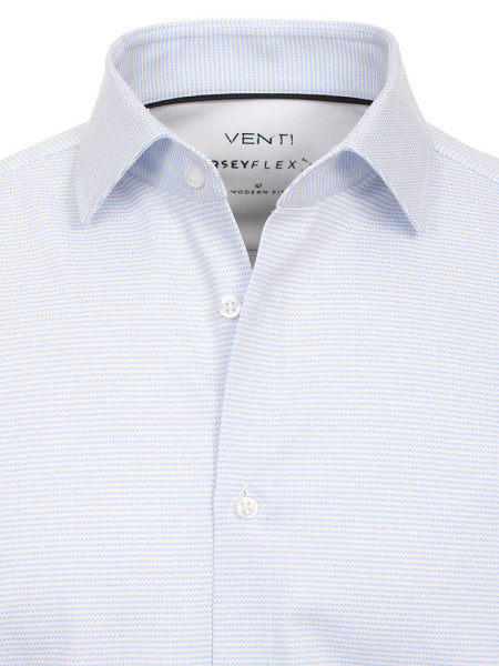 VENTI Regular Fit Hemd Hellblau Kent Jersey - Ansicht 1