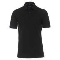 CASAMODA Poloshirt schwarz in klassischer Schnittform